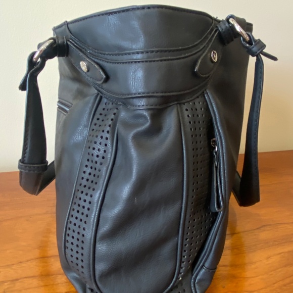 Vintage Black KGB 90's Bag - Picture 3 of 9